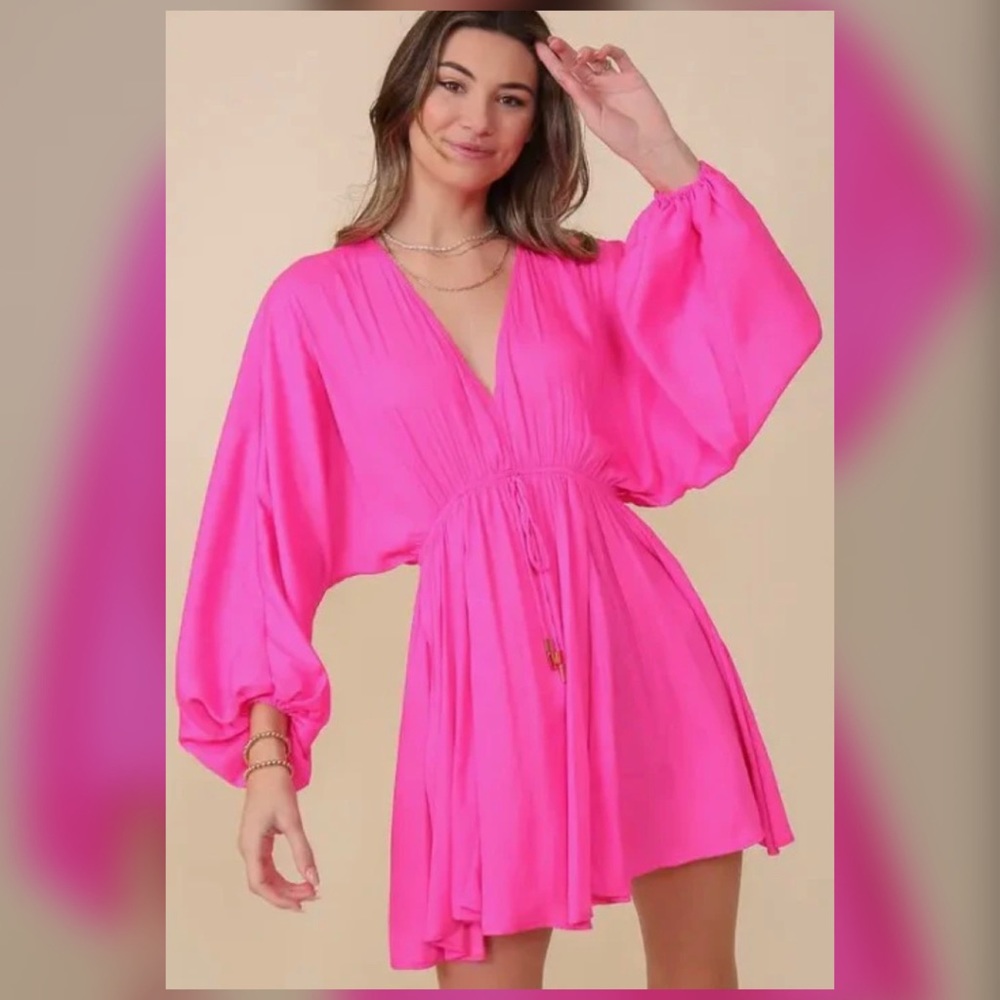 Flirty Fun Satin Dress